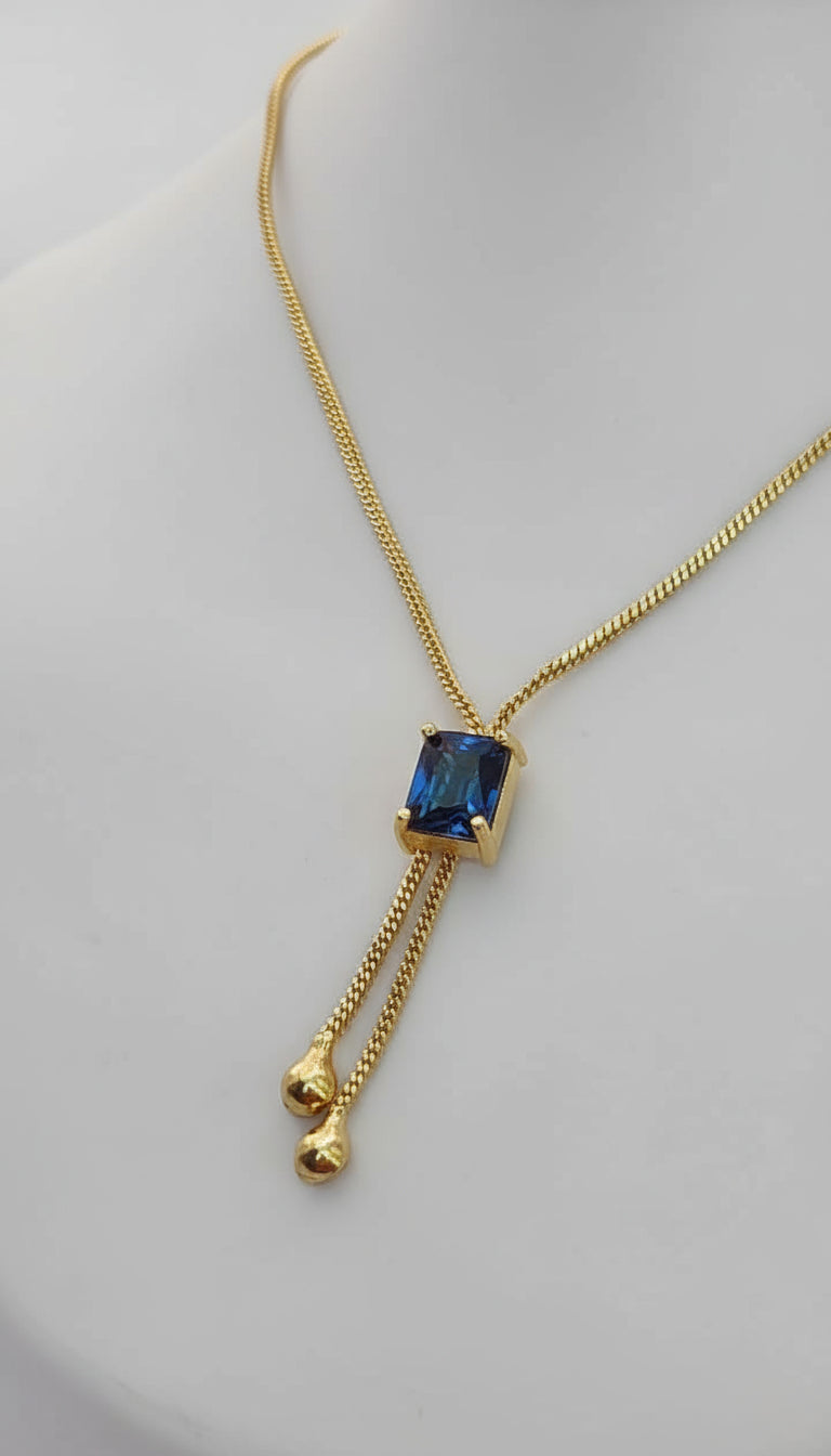 Blue Stone Necklace