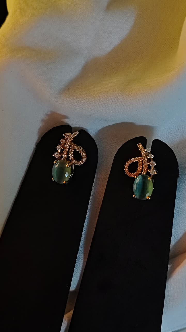 Stone Dangle Earrings