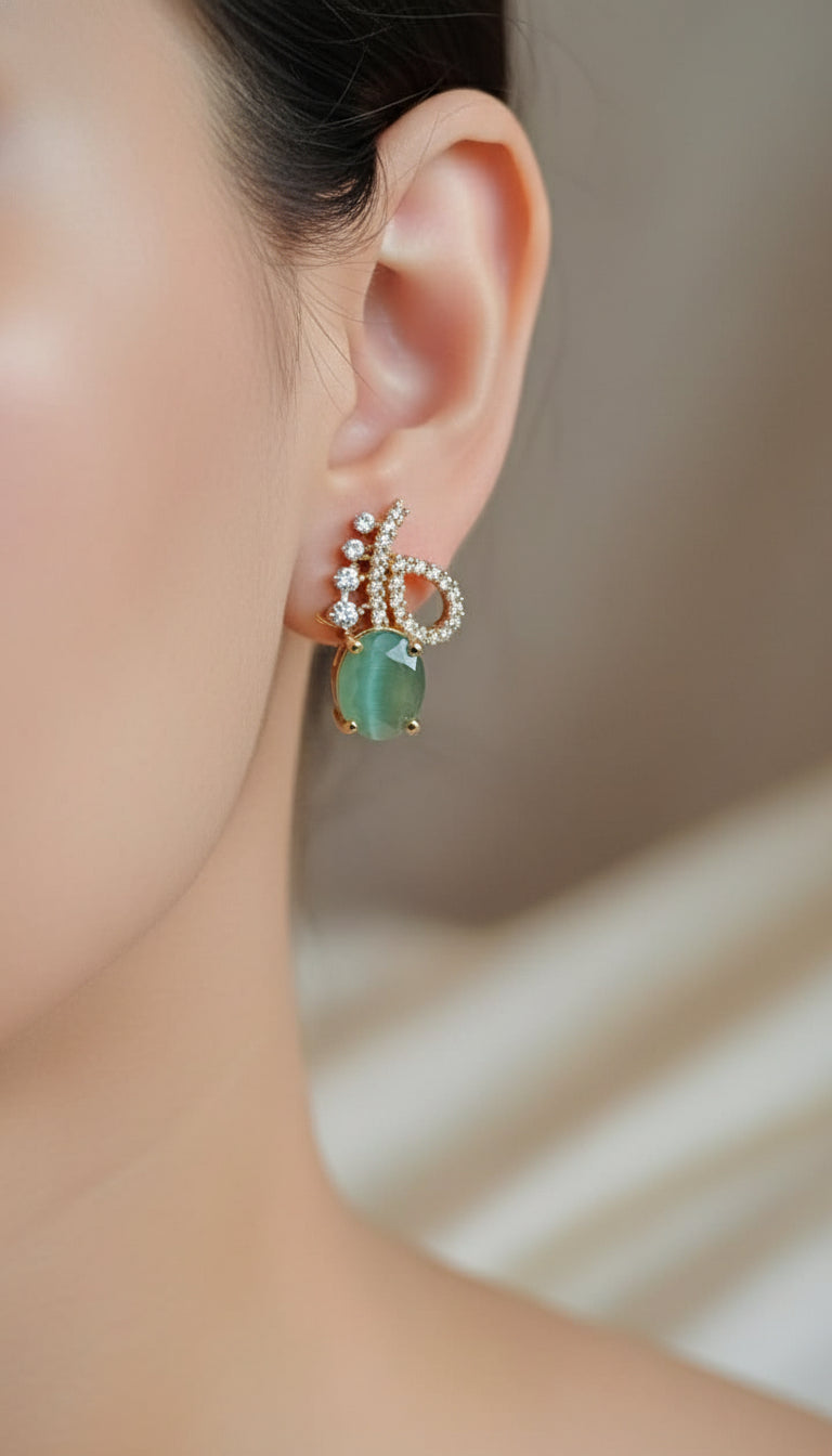 Stone Dangle Earrings