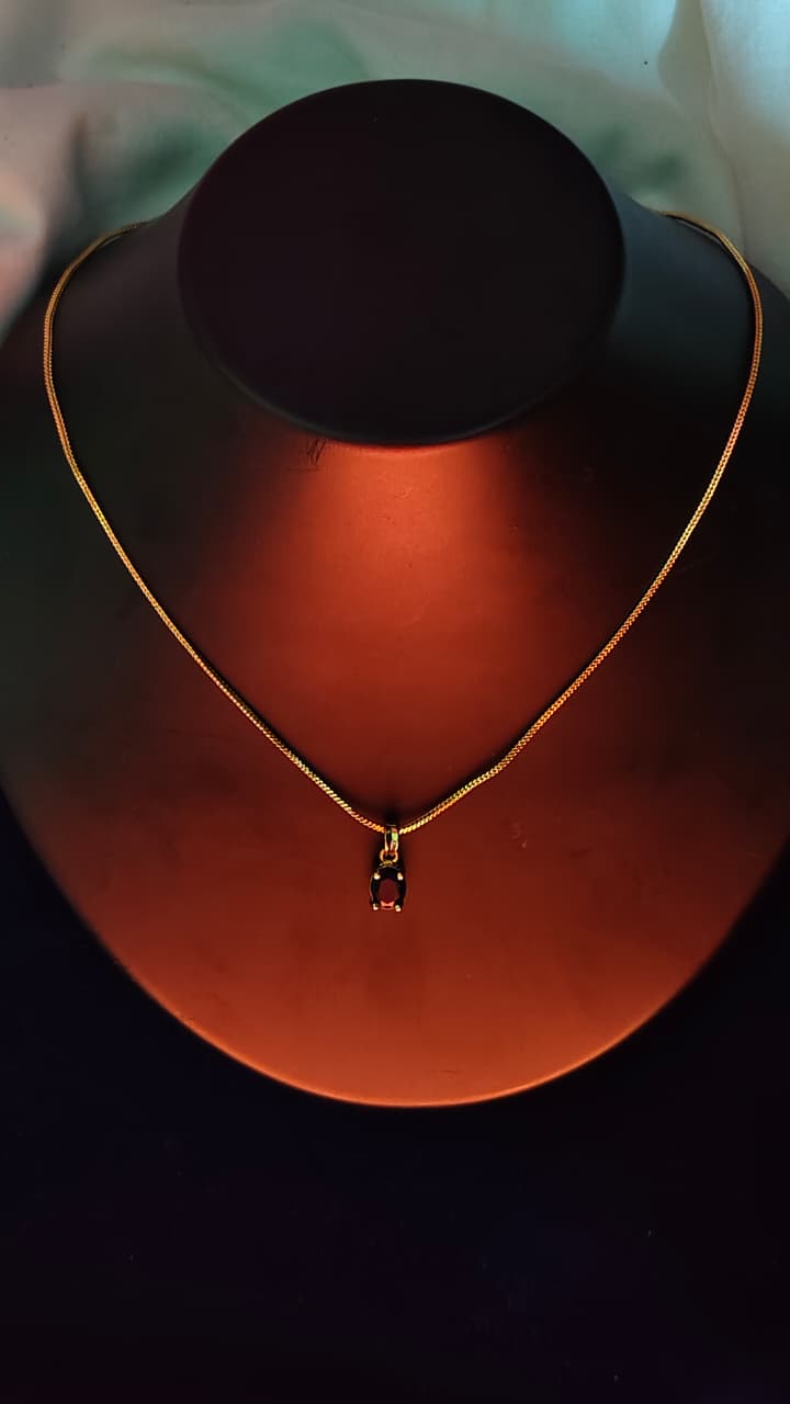 Everyday Exquisite Blue Stone Gold Necklace